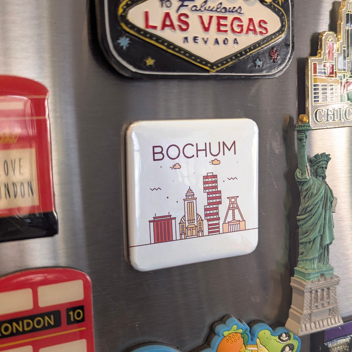 Bochum Germany Magnet | Steel City Reborn in the Heart of the Ruhr Valley | 2x2 | Made in Canada