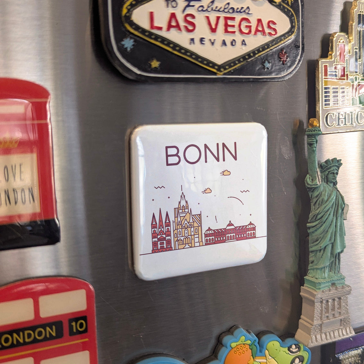 Bonn Germany Magnet | Beethoven's Birthplace and Former Capital on the Rhine | 2x2 | Made in Canada