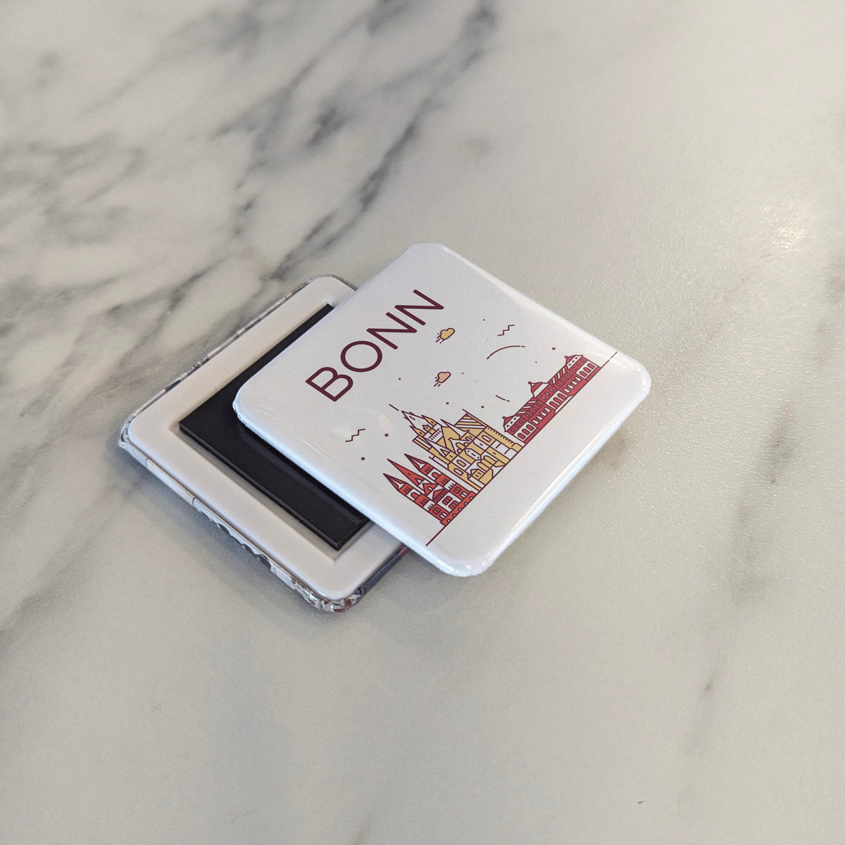 Bonn Germany Magnet | Beethoven's Birthplace and Former Capital on the Rhine | 2x2 | Made in Canada