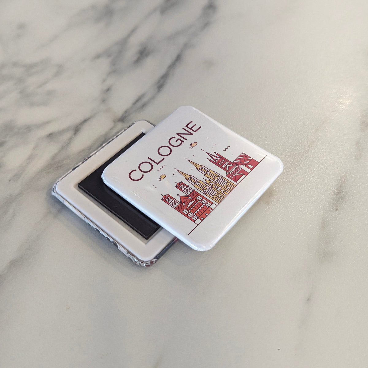 Cologne Germany Magnet | Cathedral City on the Rhine and Capital of the Rhineland | 2x2 | Made in Canada