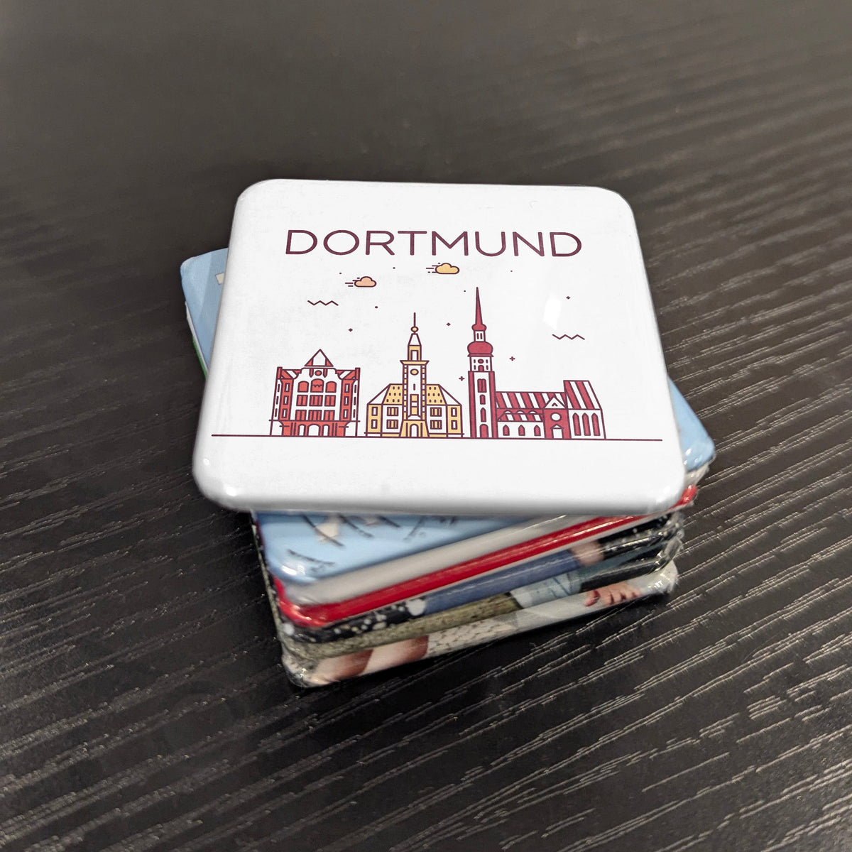 Dortmund Germany Magnet | Football Capital of the Ruhr and Black and Yellow Heart of Westphalia | 2x2 | Made in Canada