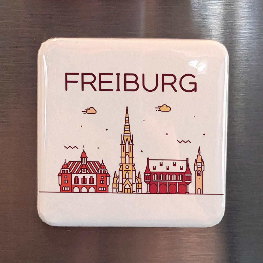 Freiburg Germany Magnet | Green City at the Gateway of the Black Forest | 2x2 | Made in Canada