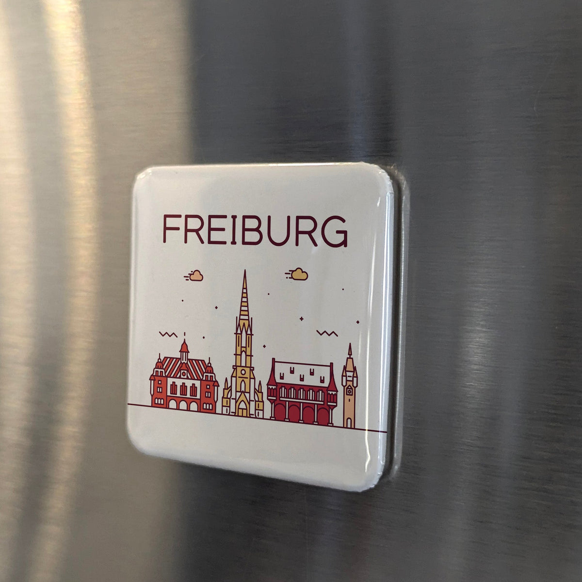 Freiburg Germany Magnet | Green City at the Gateway of the Black Forest | 2x2 | Made in Canada