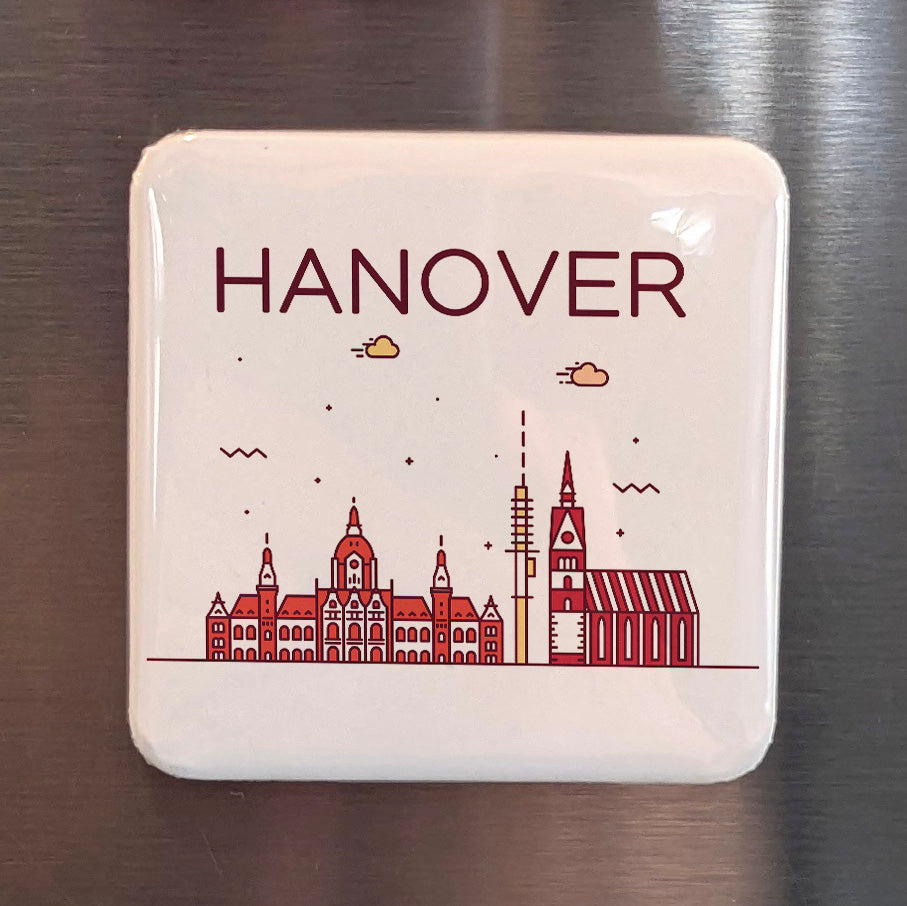 Hanover Germany Magnet | Royal Garden City and Trade Fair Capital of Lower Saxony | 2x2 | Made in Canada