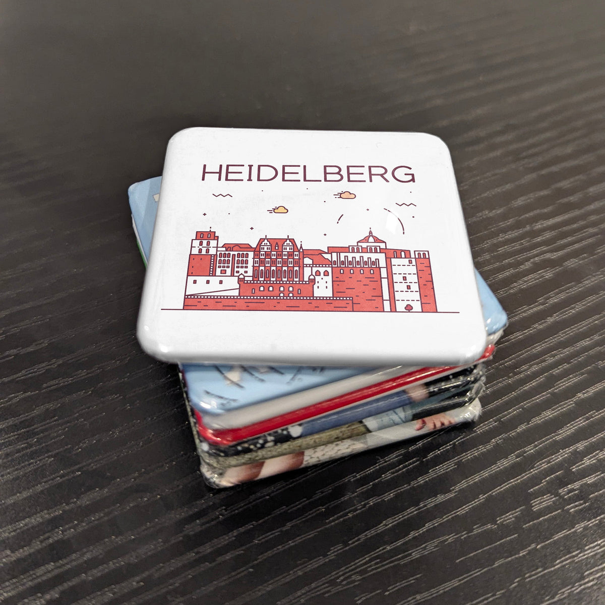 Heidelberg Germany Magnet | Romantic Castle on the Neckar and Oldest University City | 2x2 | Made in Canada