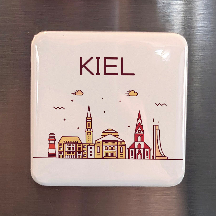 Kiel Germany Magnet | Baltic Sailing Capital and Gateway to Scandinavia | 2x2 | Made in Canada