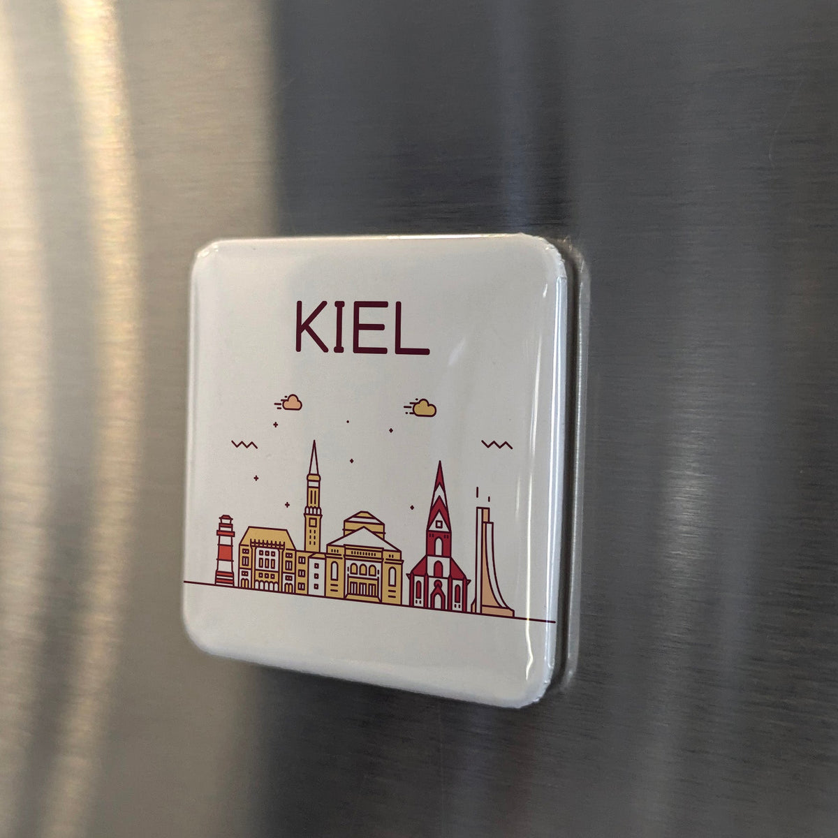 Kiel Germany Magnet | Baltic Sailing Capital and Gateway to Scandinavia | 2x2 | Made in Canada