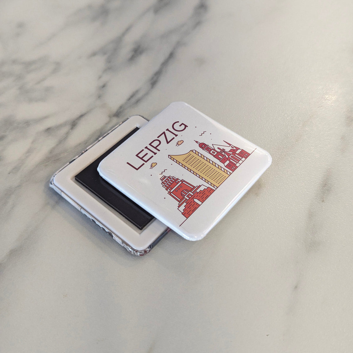 Leipzig Germany Magnet | City of Bach and Peaceful Revolution on the Pleisse | 2x2 | Made in Canada