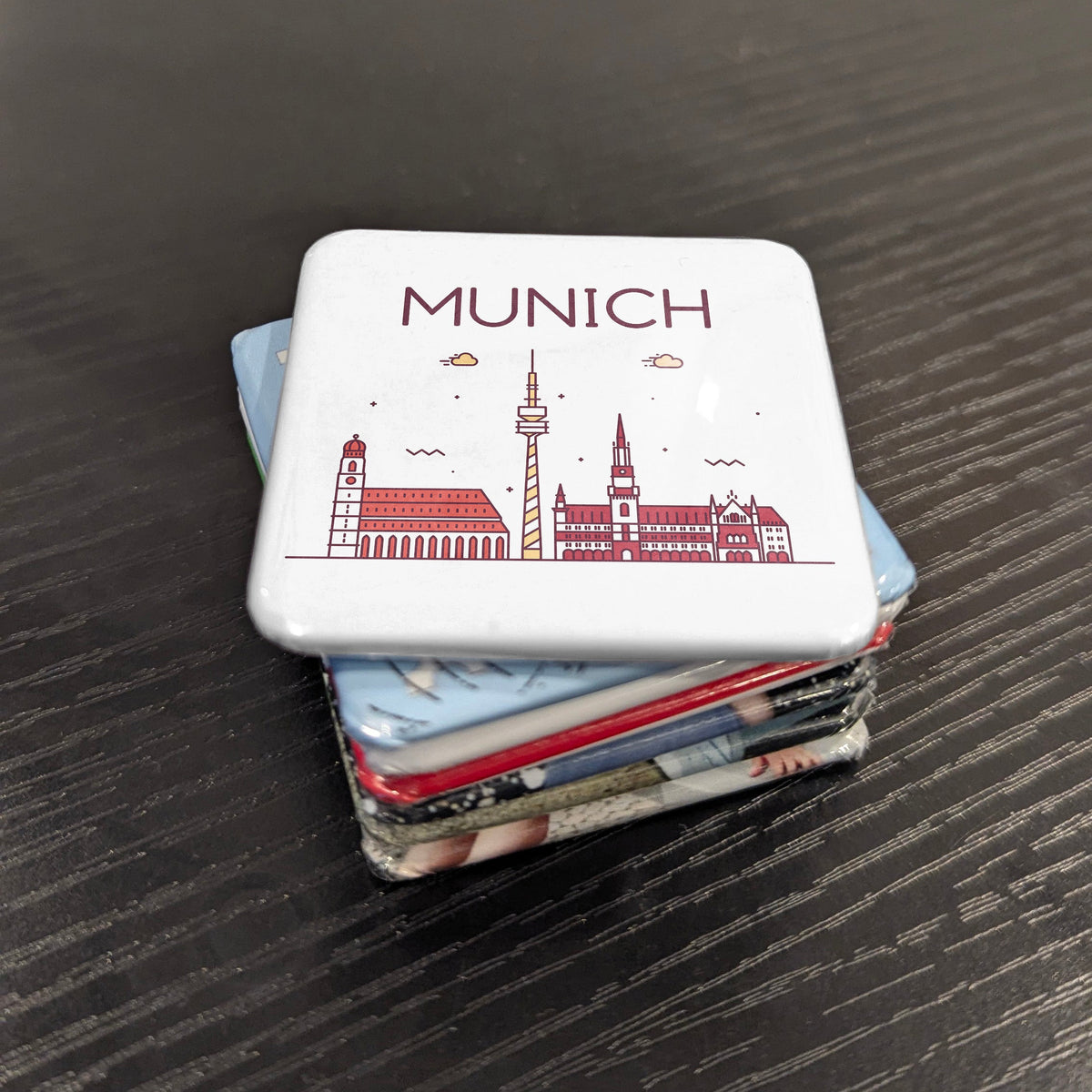 Munich Germany Magnet | Bavarian Capital on the Isar and Heart of German Beer Culture | 2x2 | Made in Canada