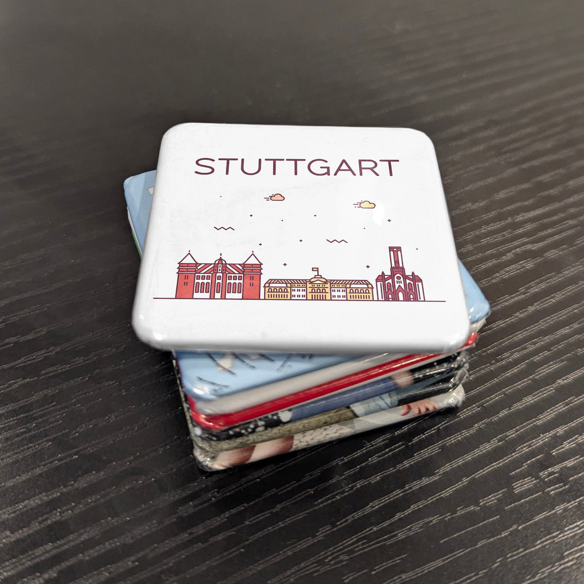 Stuttgart Germany Magnet | Cradle of the Automobile in the Valley of the Neckar | 2x2 | Made in Canada