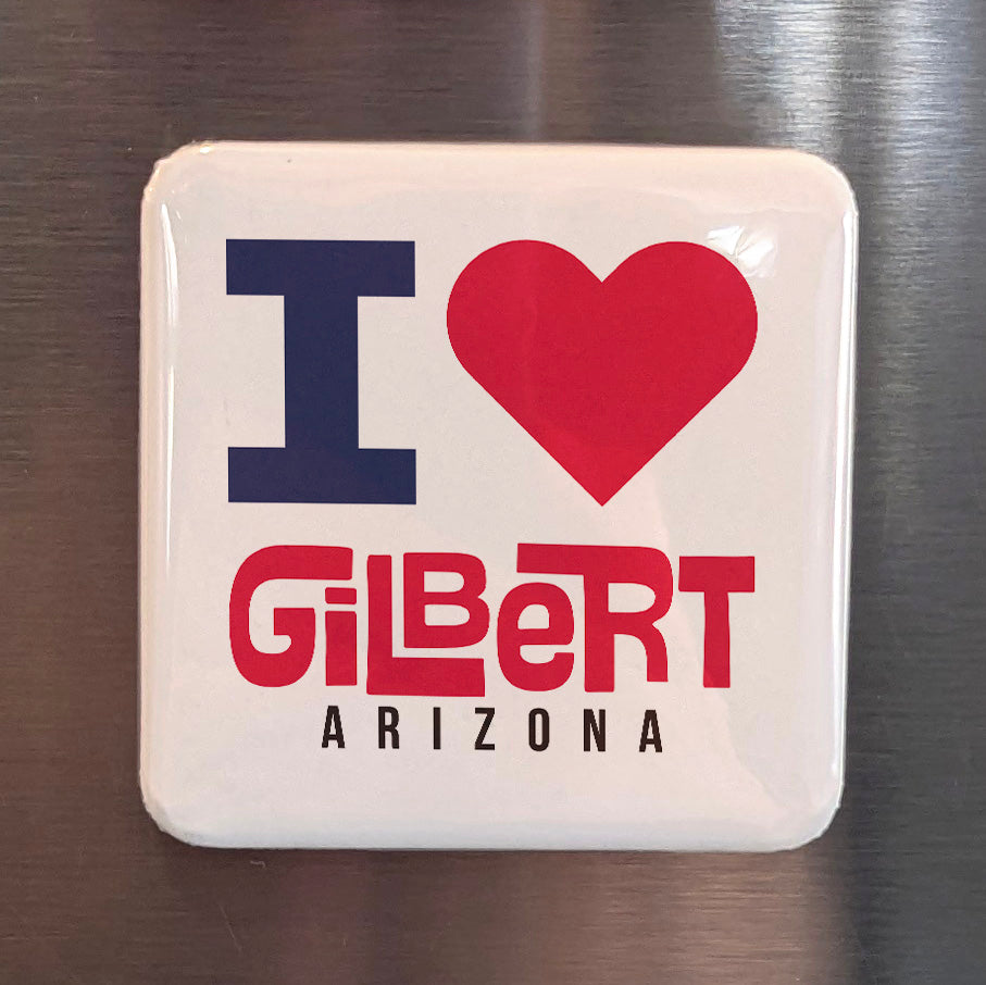 Gilbert Arizona Magnet | Desert Bloom | 2×2 | Made in Canada - PhiloPerse