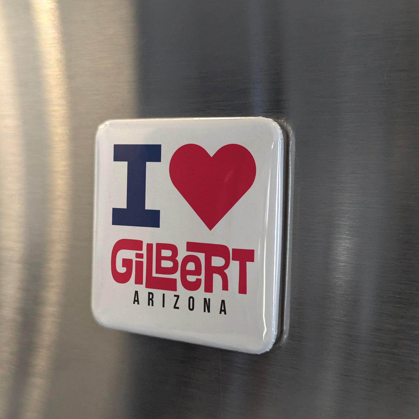 Gilbert Arizona Magnet | Desert Bloom | 2×2 | Made in Canada - PhiloPerse