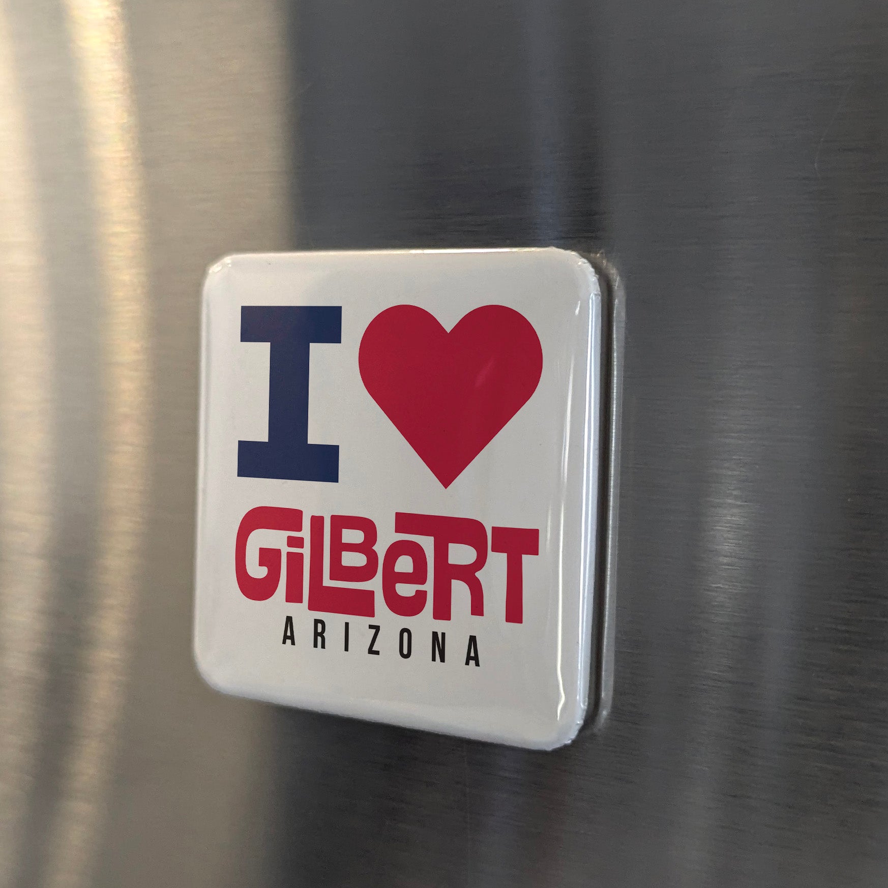 Gilbert Arizona Magnet | Desert Bloom | 2×2 | Made in Canada - PhiloPerse
