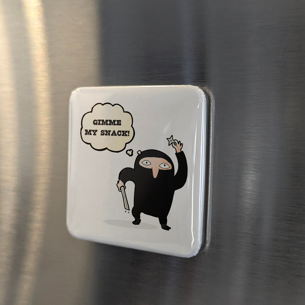 Gimme My Snack Magnet | Snack Ninja | 2×2 | Made in Canada - PhiloPerse