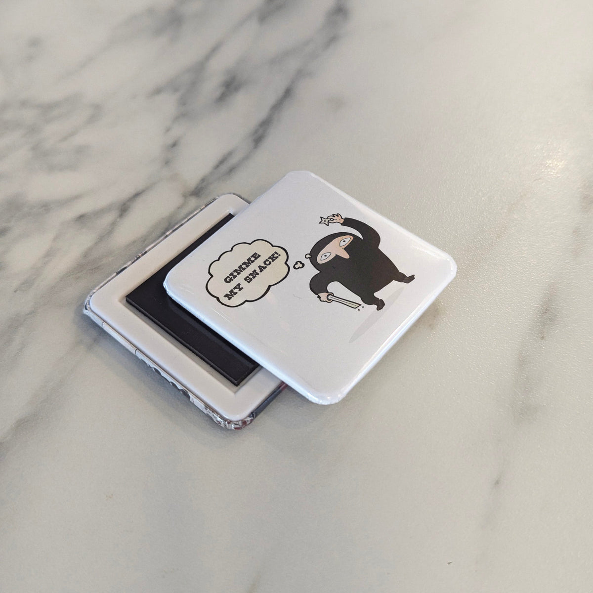 Gimme My Snack Magnet | Snack Ninja | 2×2 | Made in Canada - PhiloPerse
