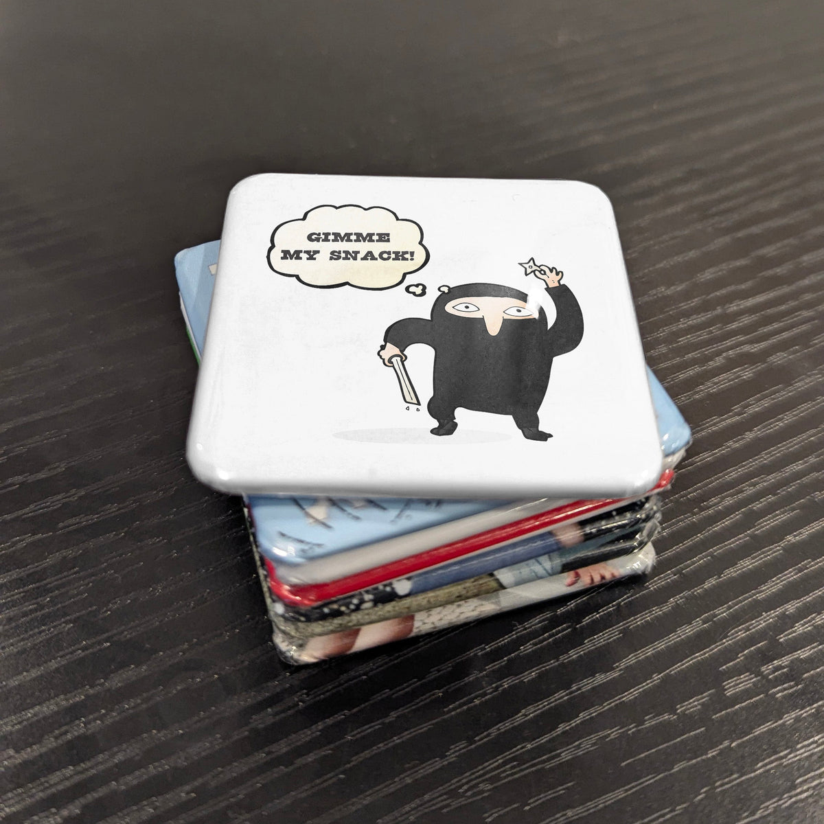 Gimme My Snack Magnet | Snack Ninja | 2×2 | Made in Canada - PhiloPerse