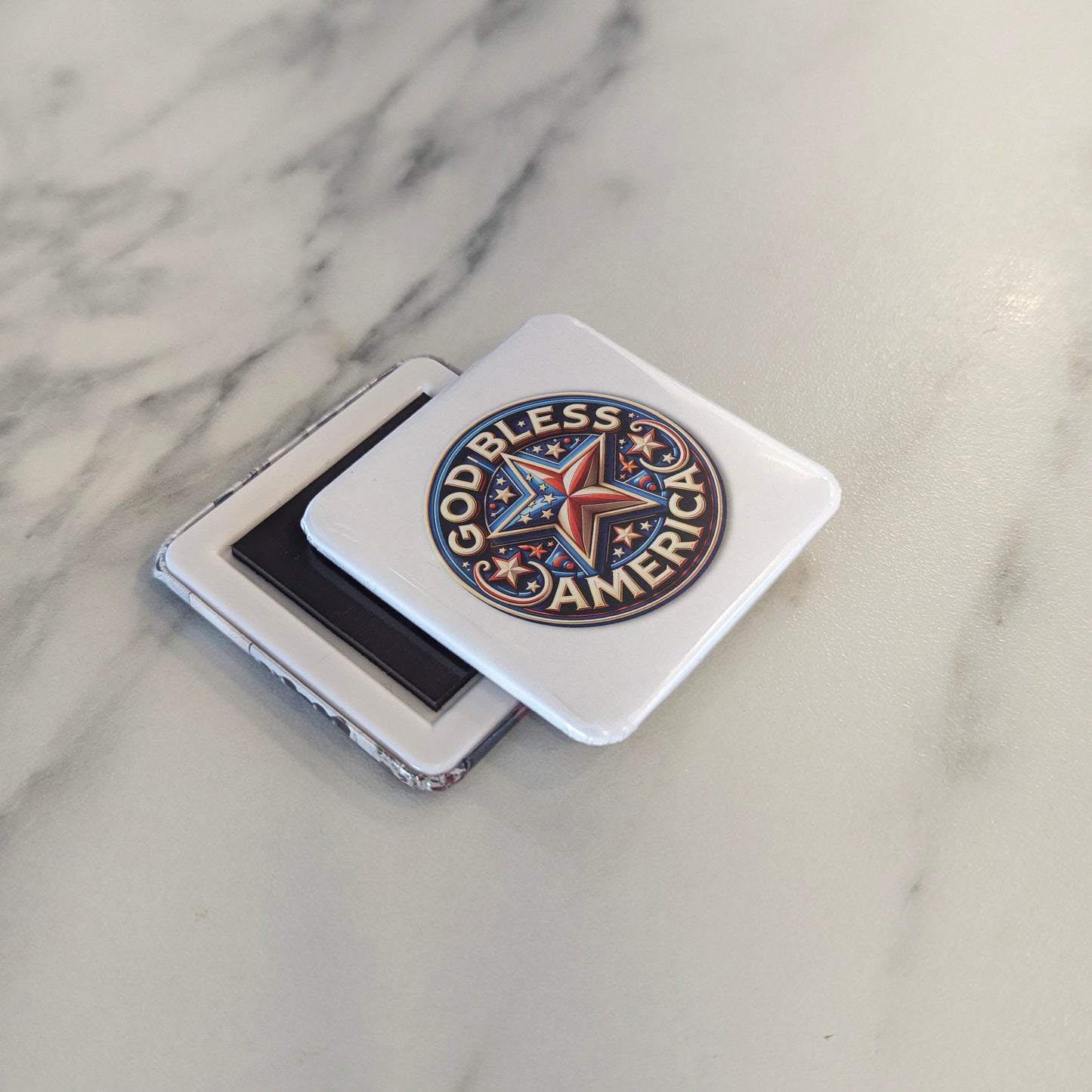 God Bless America Magnet | 2×2 | Made in Canada - PhiloPerse