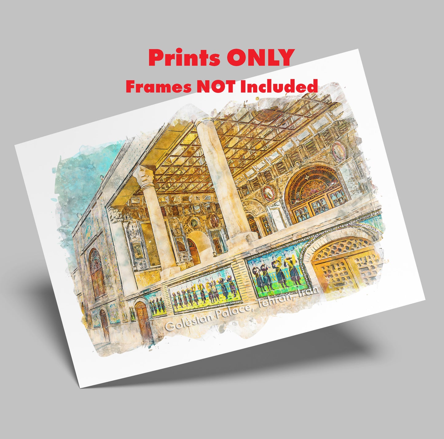 Tehran Golestan Palace, Iran, Art Print | 8×10 | Made in Canada - PhiloPerse