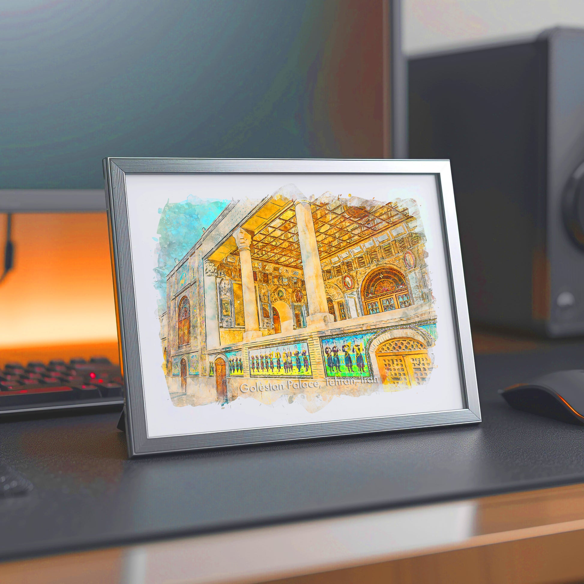 Tehran Golestan Palace, Iran, Art Print | 8×10 | Made in Canada - PhiloPerse