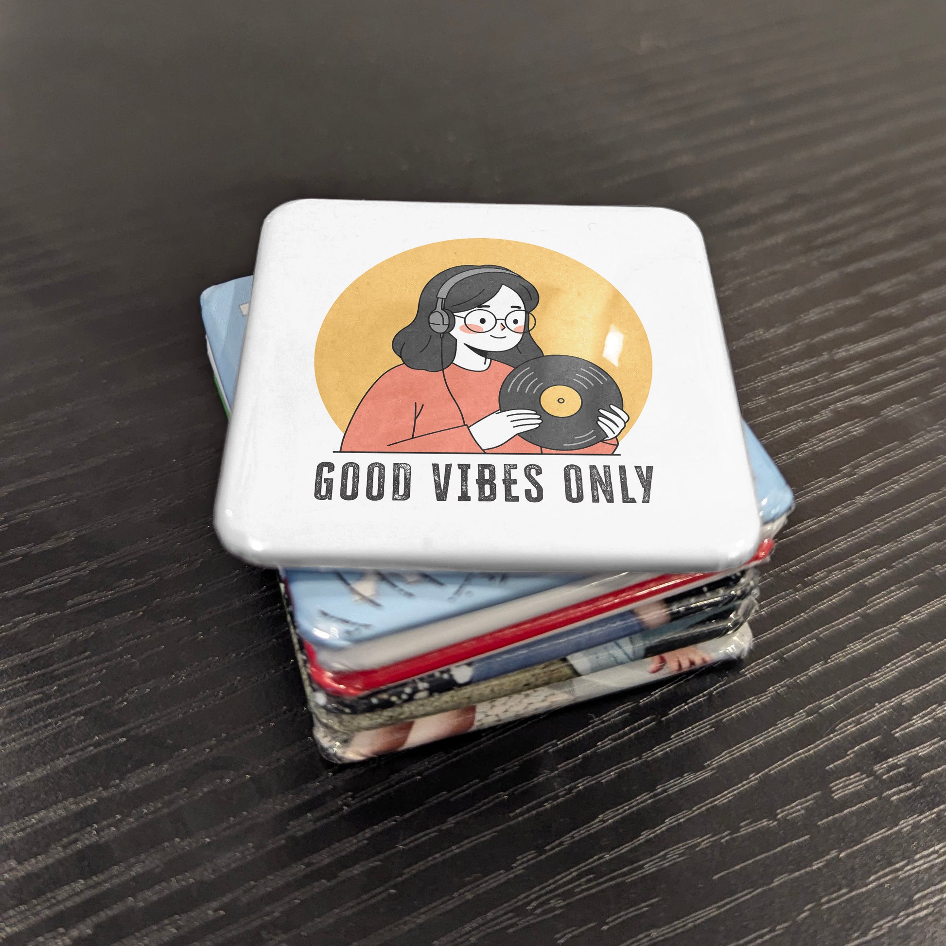 Good Vibes Only V.2 Fridge Magnet - PhiloPerse