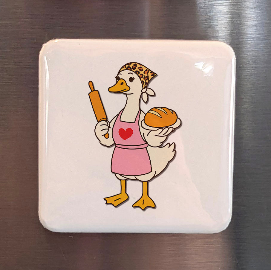 Goose Mom Baking Magnet | 2×2 | Made in Canada - PhiloPerse