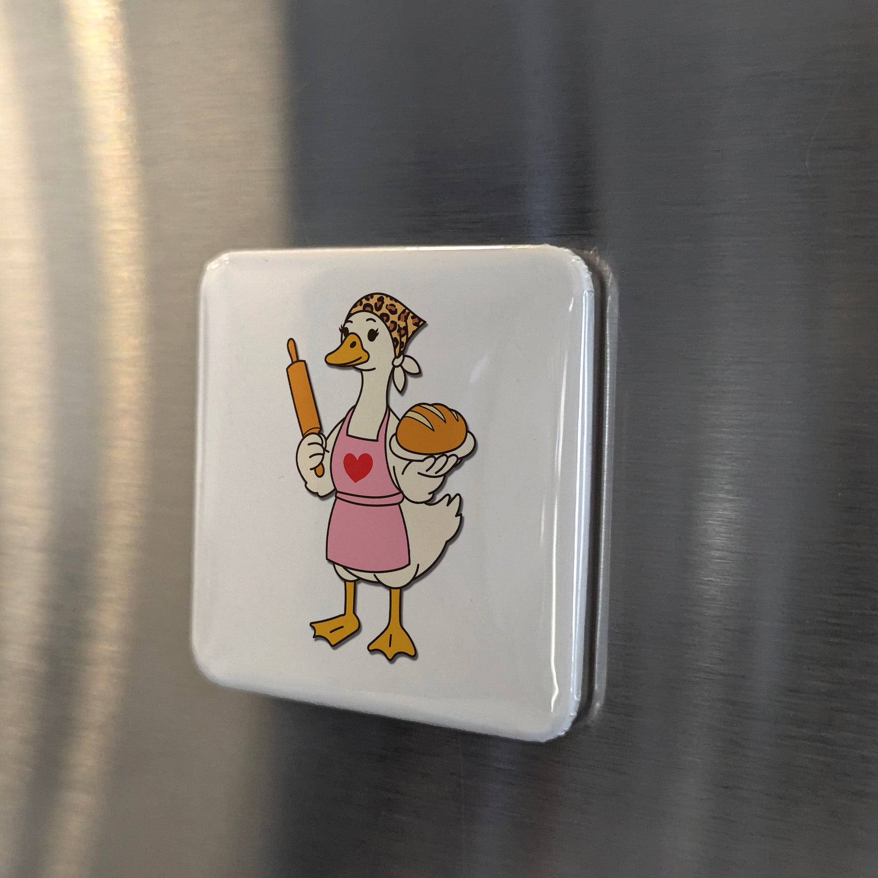 Goose Mom Baking Magnet | 2×2 | Made in Canada - PhiloPerse