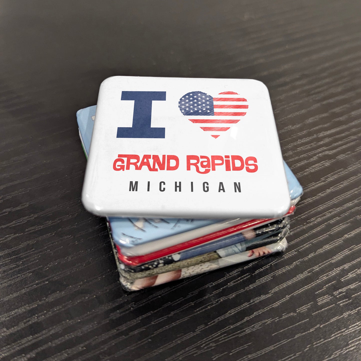 Grand Rapids Michigan Magnet | Beer City | 2×2 | Made in Canada - PhiloPerse