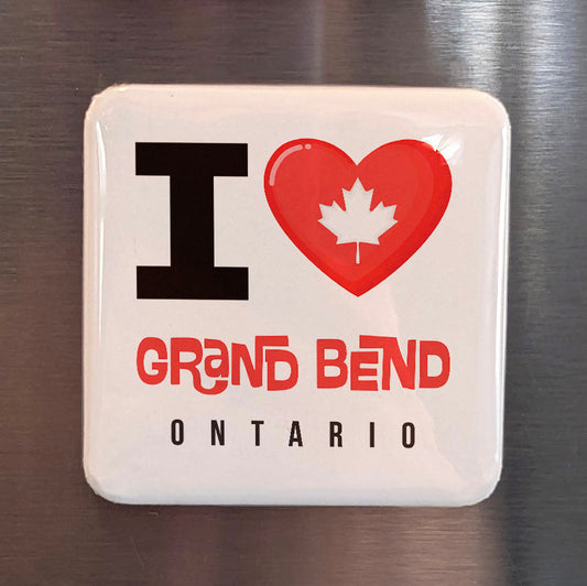 Grand Bend Ontario Magnet | Sunset Strip of Lake Huron | 2x2 | Made in Canada - PhiloPerse