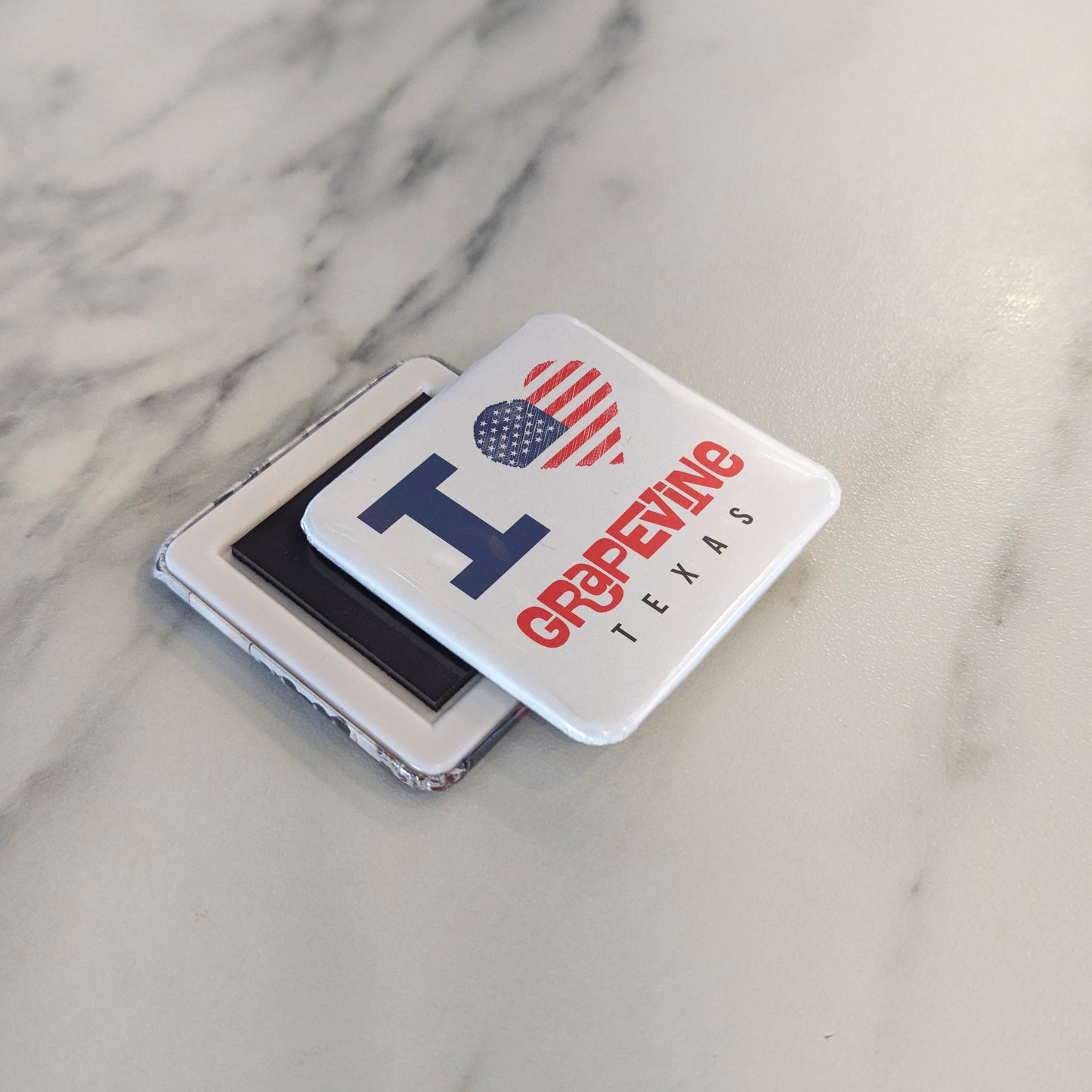 Grapevine Texas Magnet | Christmas Capital of Texas | 2x2 | Made in Canada