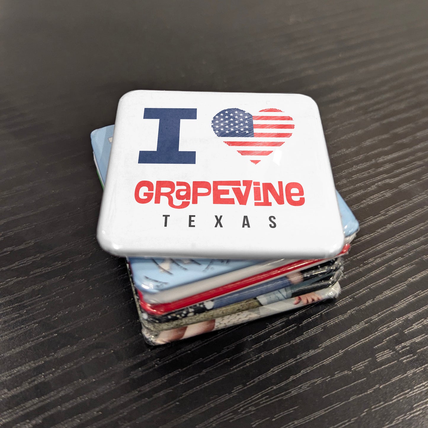Grapevine Texas Magnet | Christmas Capital of Texas | 2x2 | Made in Canada