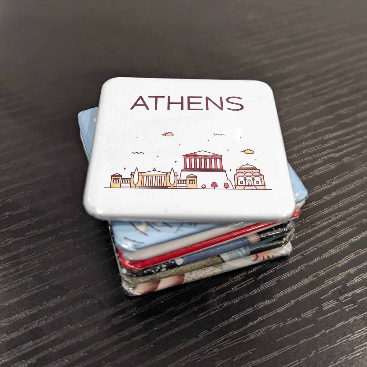 Athens Greece Magnet | Cradle of Democracy on the Rock of the Acropolis | 2x2 | Made in Canada