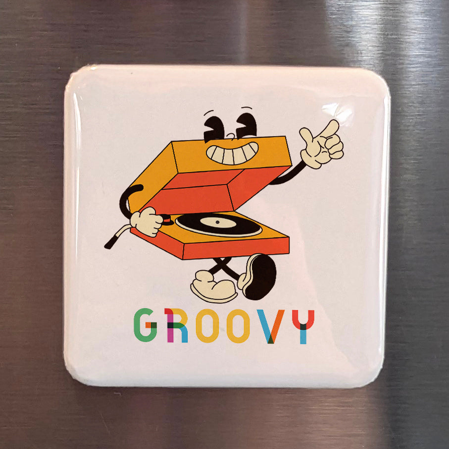 Groovy Fridge Magnet - PhiloPerse