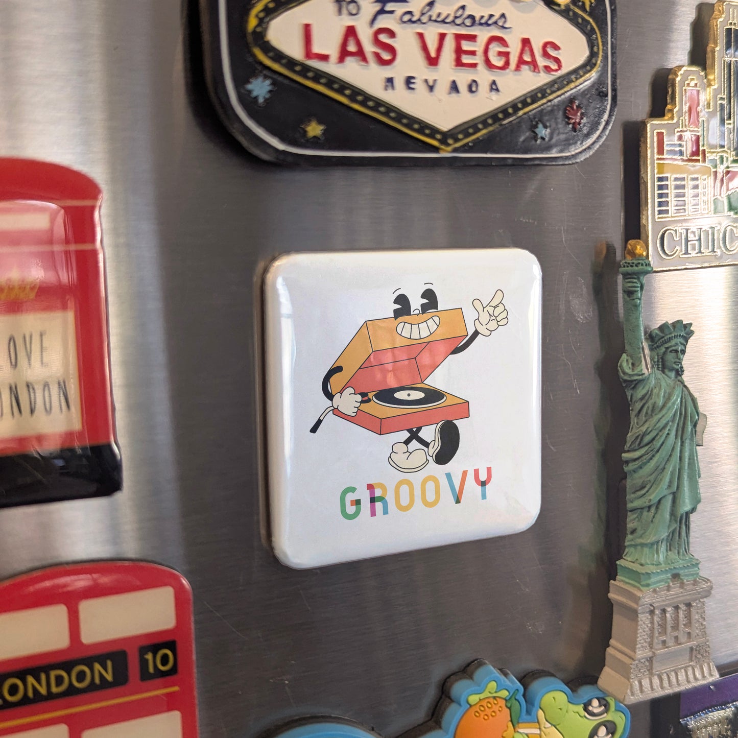 Groovy Fridge Magnet - PhiloPerse