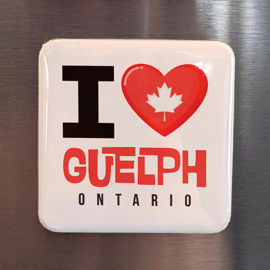 Guelph Ontario Magnet | Royal City on the Speed | 2x2 | Made in Canada - PhiloPerse