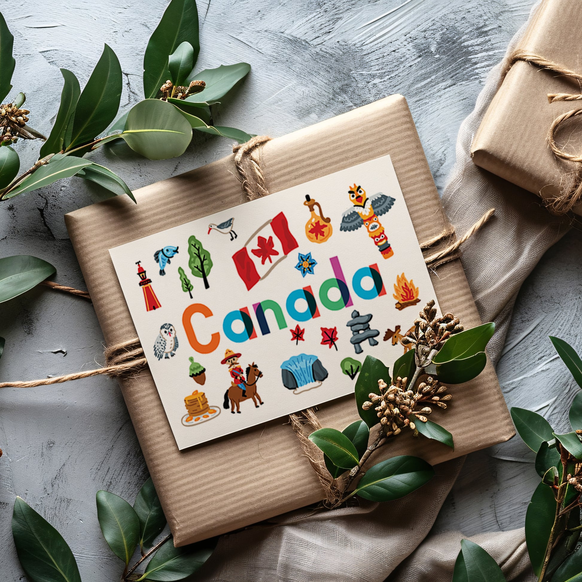 Canada Illustrated Art Print & Wall Art | Made in Canada - PhiloPerse