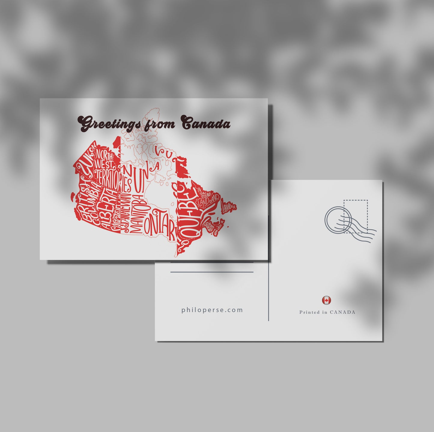 Greetings from Canada Art Print & Wall Art | Made in Canada - PhiloPerse