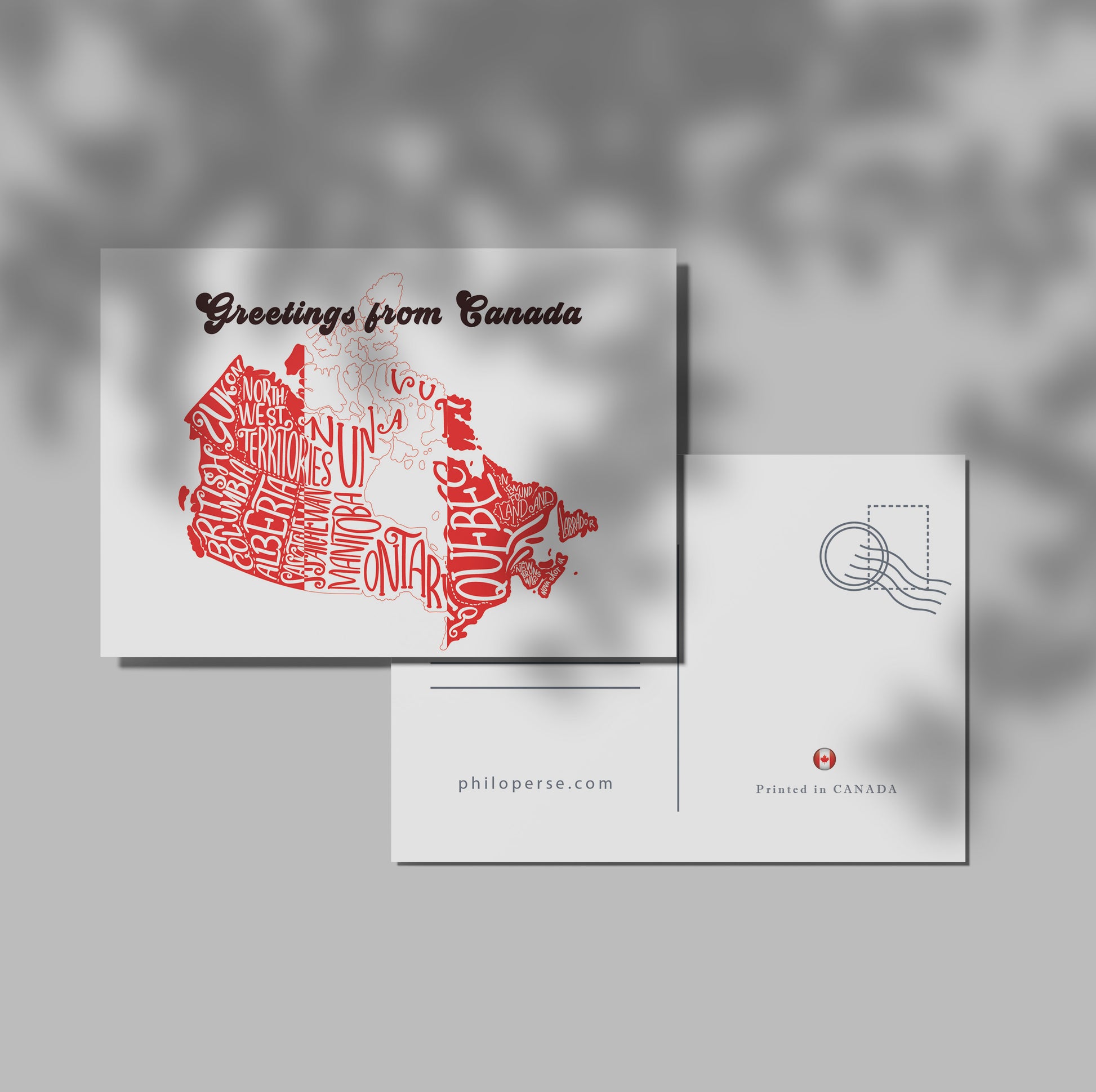 Greetings from Canada Art Print & Wall Art | Made in Canada - PhiloPerse