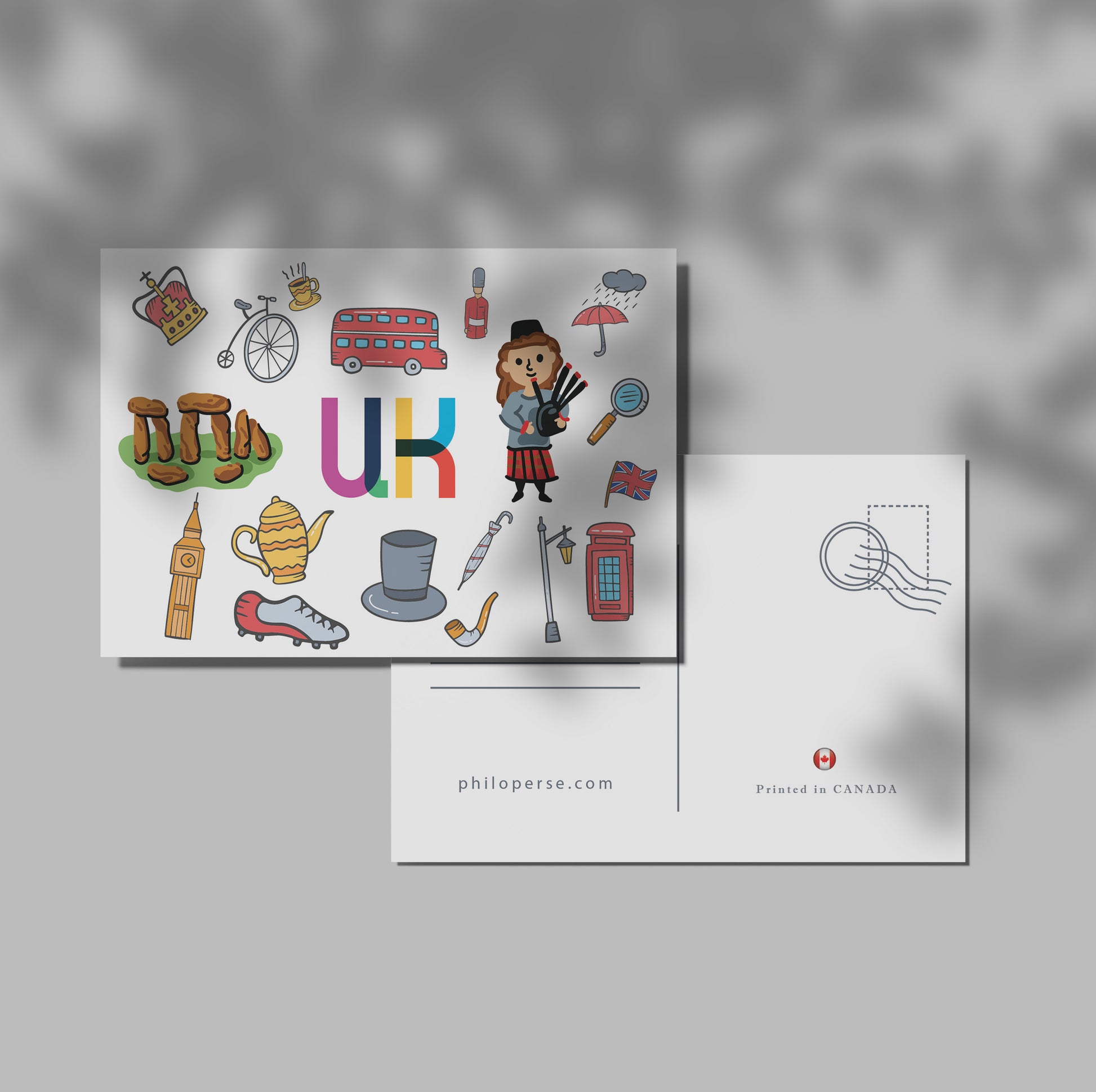 UK Illustrated Art Print & Wall Art | Made in Canada - PhiloPerse