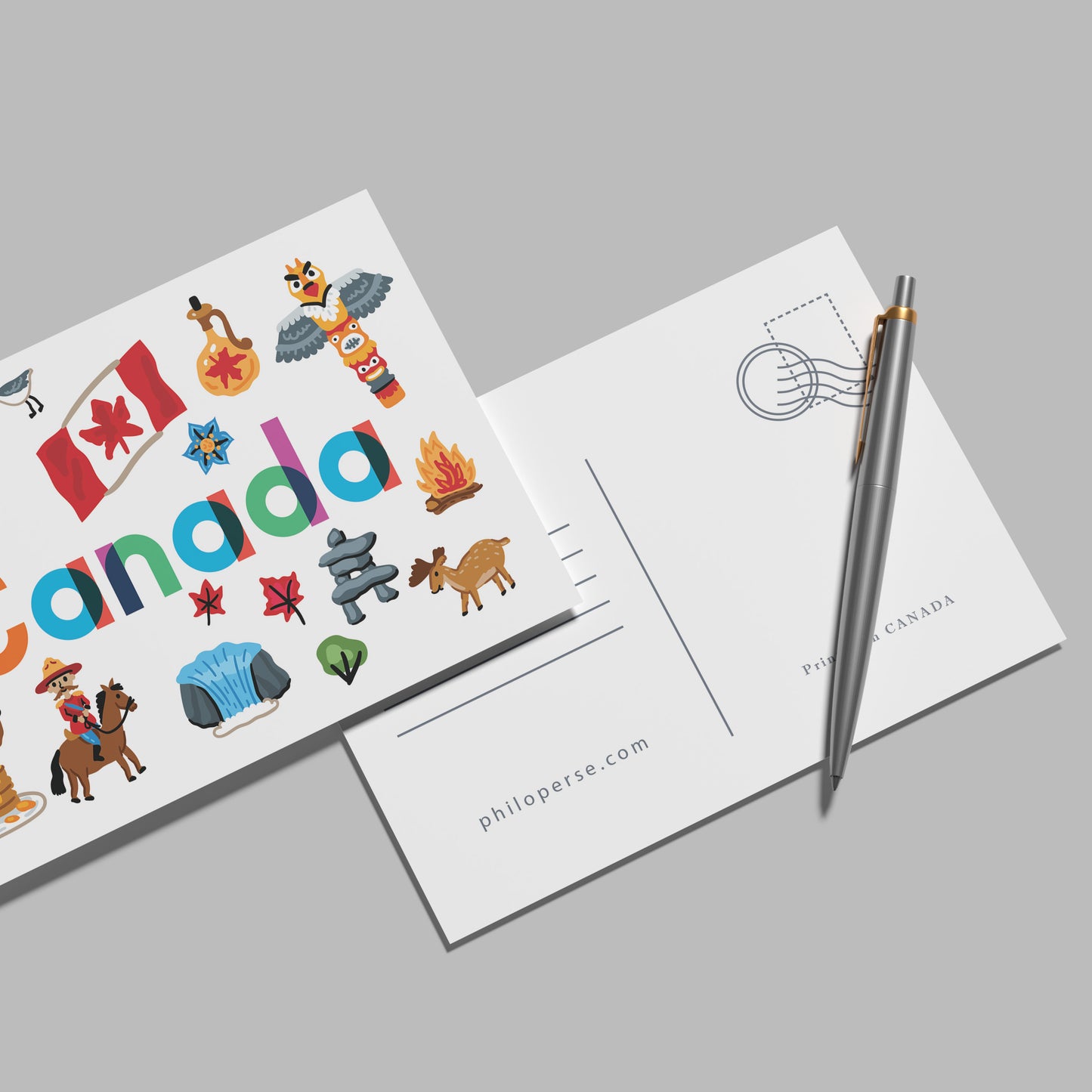 Canada Illustrated Art Print & Wall Art | Made in Canada - PhiloPerse