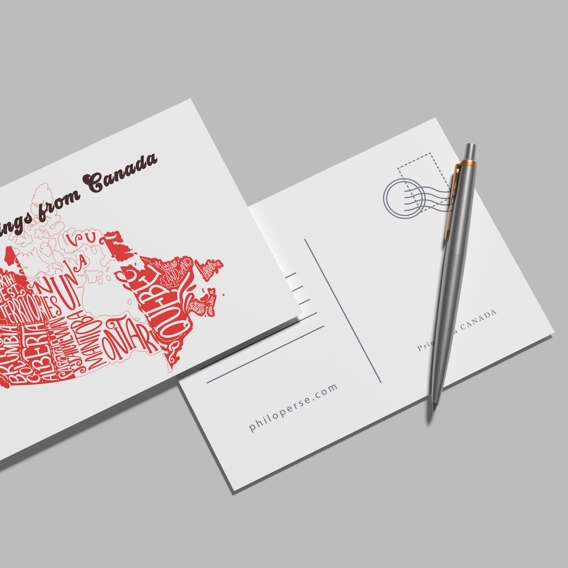 Greetings from Canada Art Print & Wall Art | Made in Canada - PhiloPerse