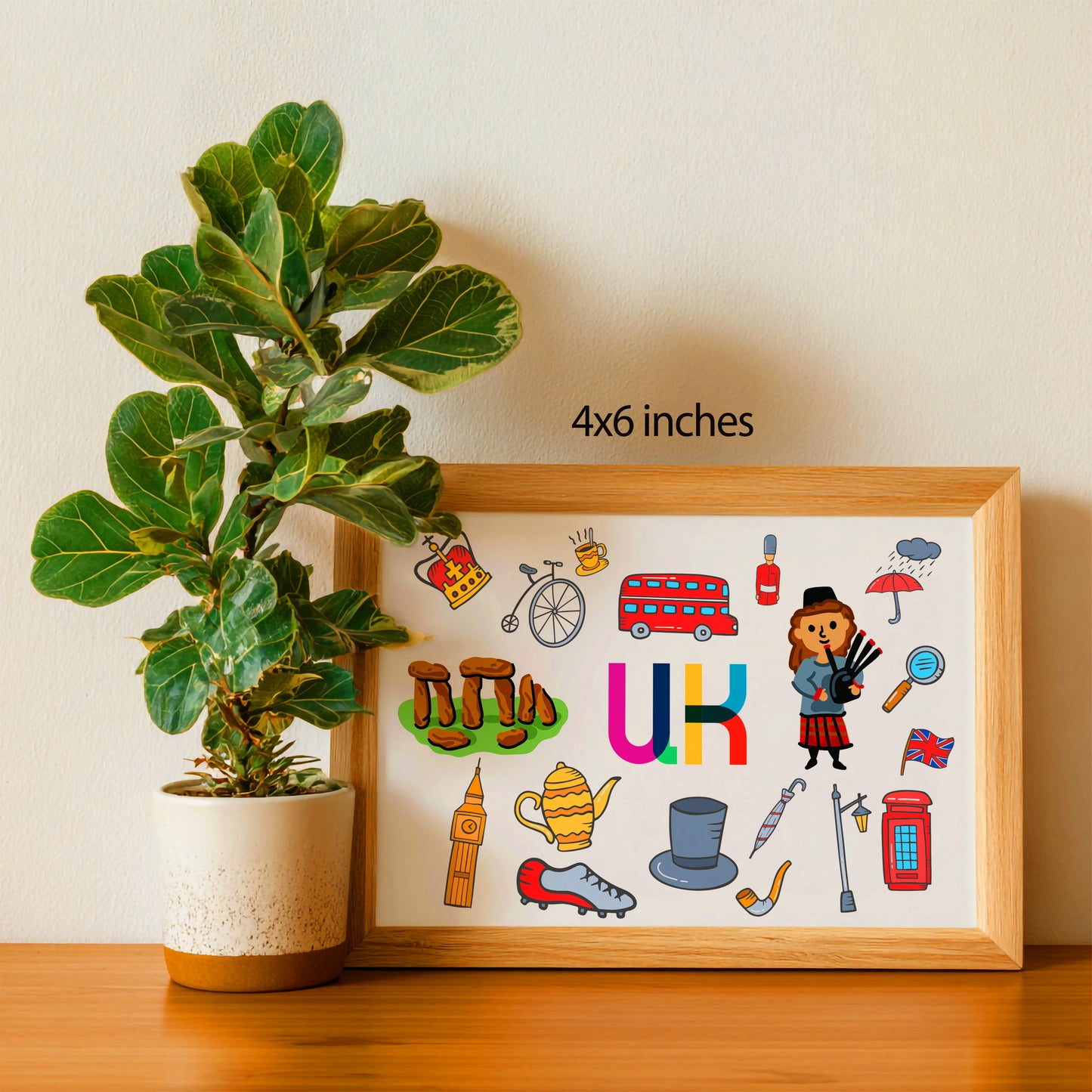 UK Illustrated Art Print & Wall Art | Made in Canada - PhiloPerse