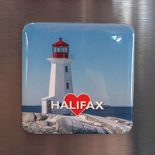 Halifax Nova Scotia Magnet | Harbour City of the Atlantic | 2x2 | Made in Canada - PhiloPerse