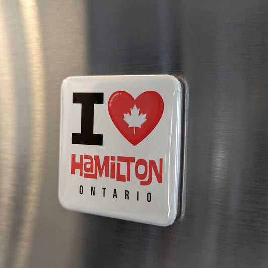 Hamilton Ontario Magnet | Waterfall Capital of the World | 2x2 | Made in Canada - PhiloPerse