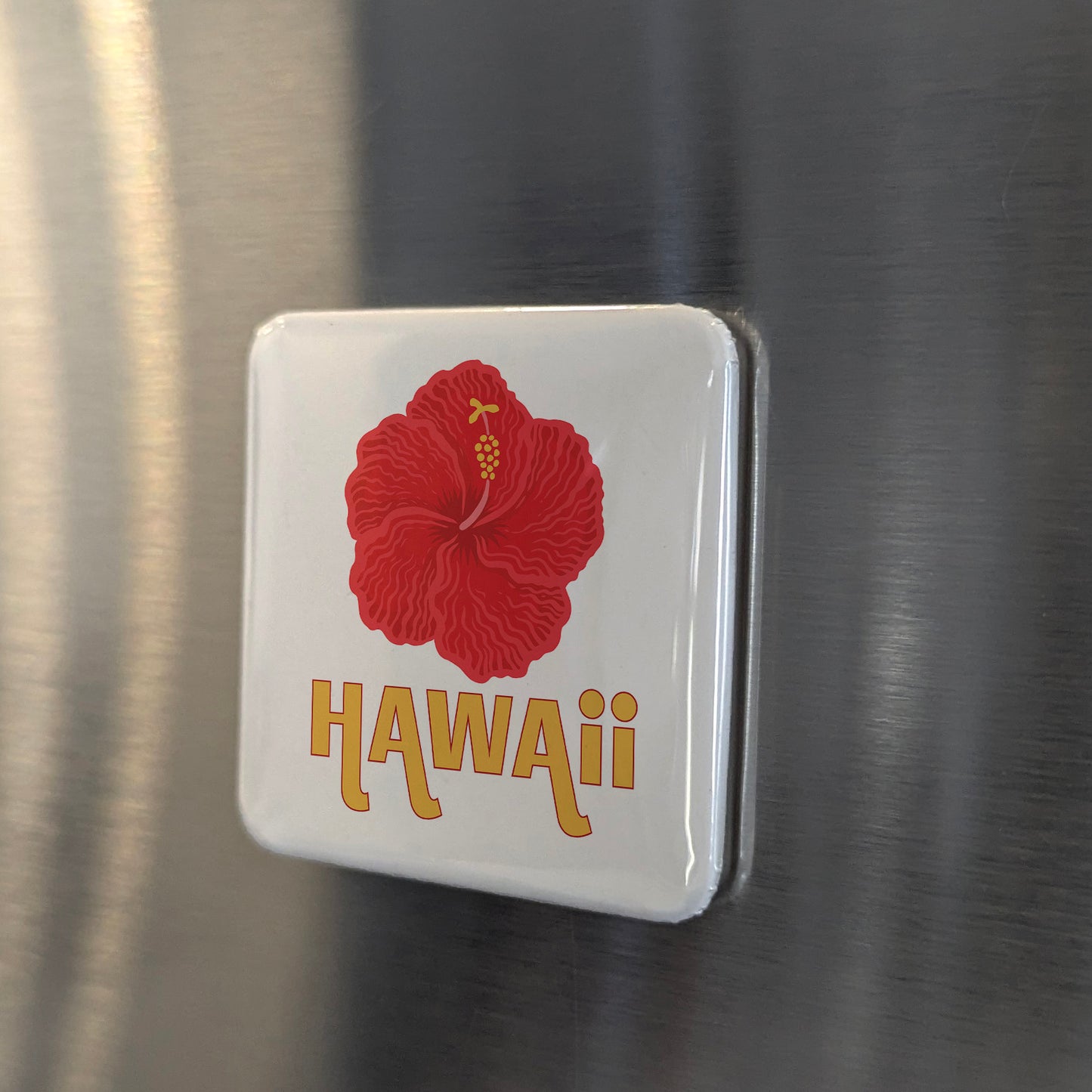 Hawaii Magnet | Aloha Hibiscus | 2×2 | Made in Canada - PhiloPerse