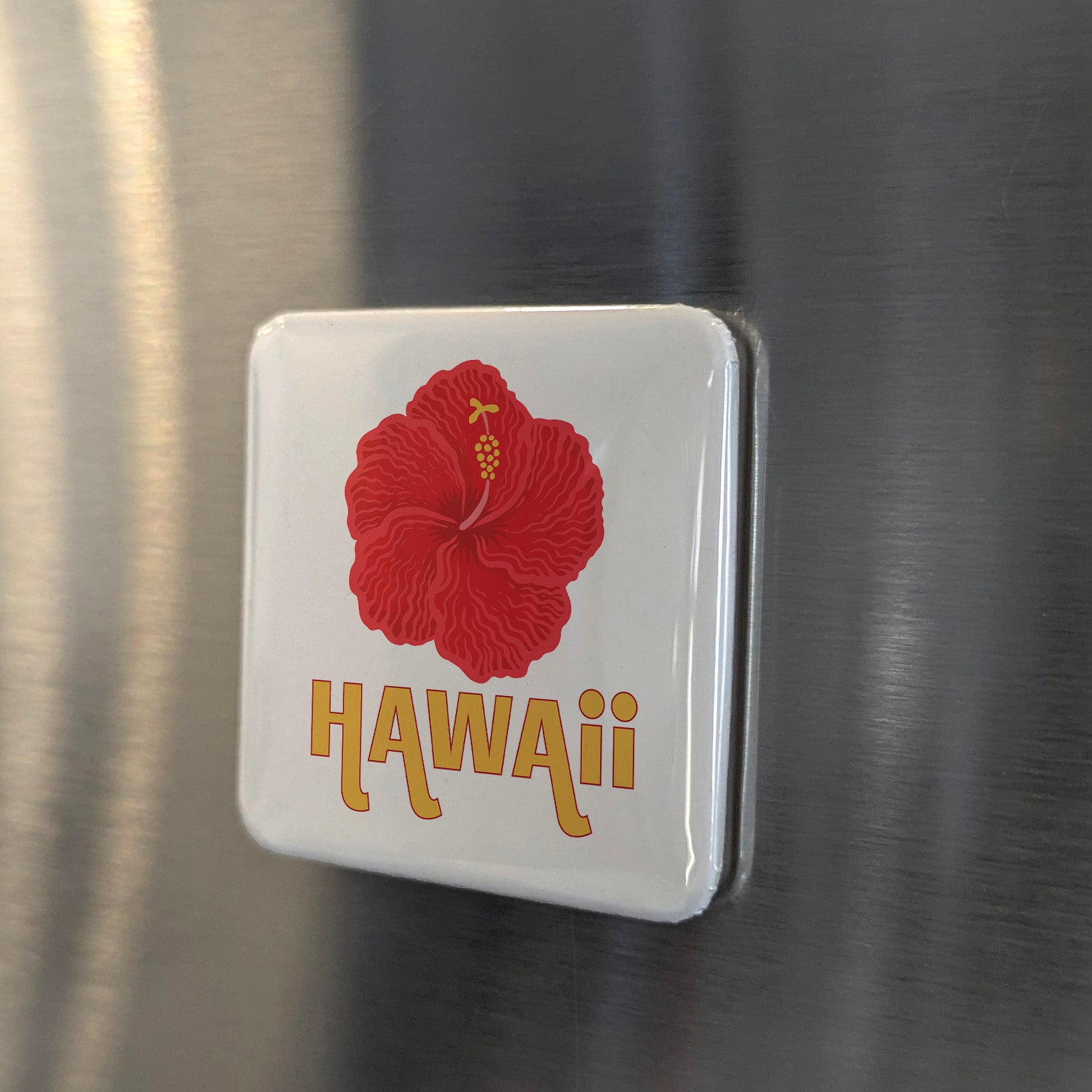 Hawaii Magnet | Aloha Hibiscus | 2×2 | Made in Canada - PhiloPerse