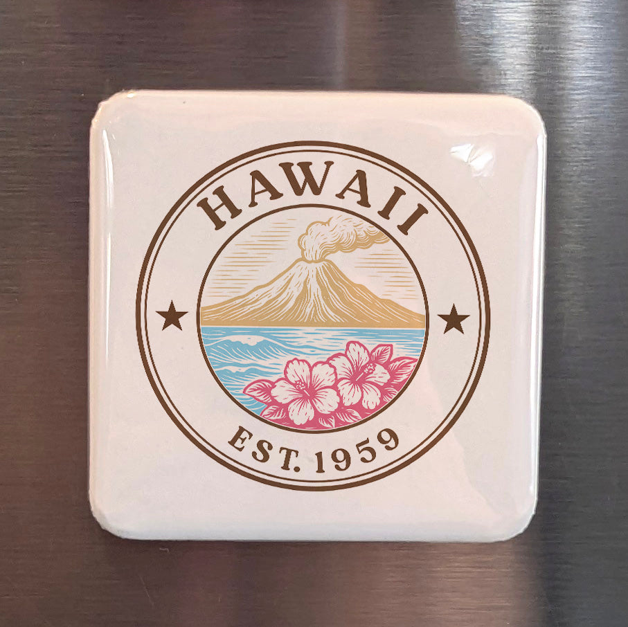 Hawaii Magnet | The Aloha State | 2×2 | Made in Canada - PhiloPerse