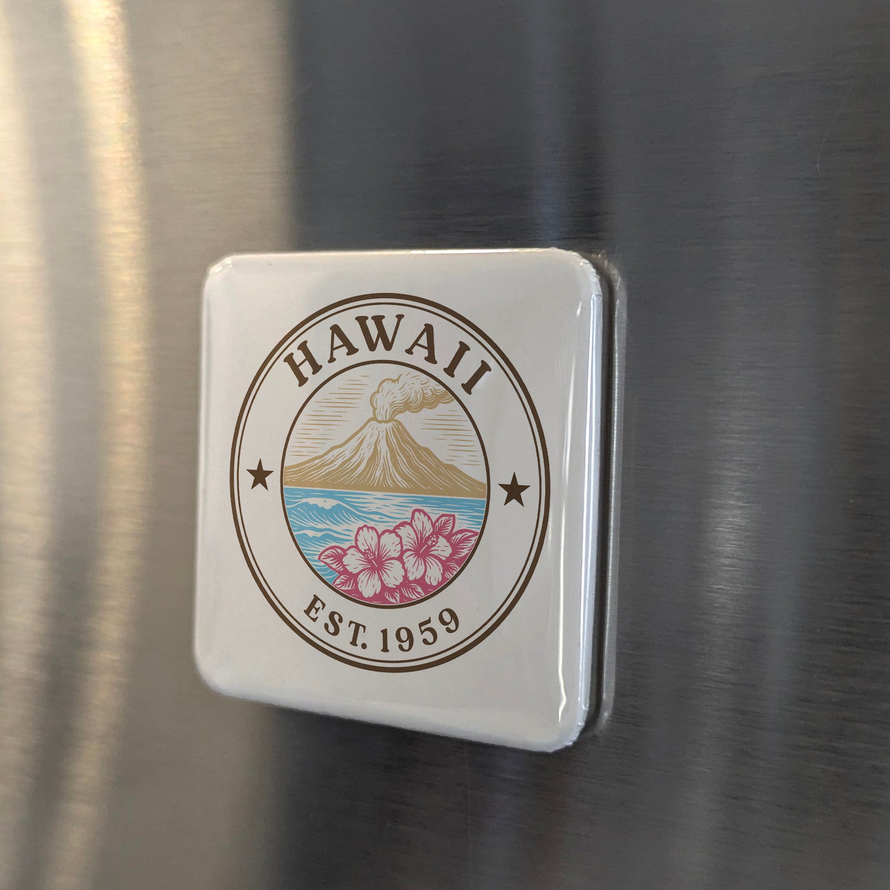 Hawaii Magnet | The Aloha State | 2×2 | Made in Canada - PhiloPerse