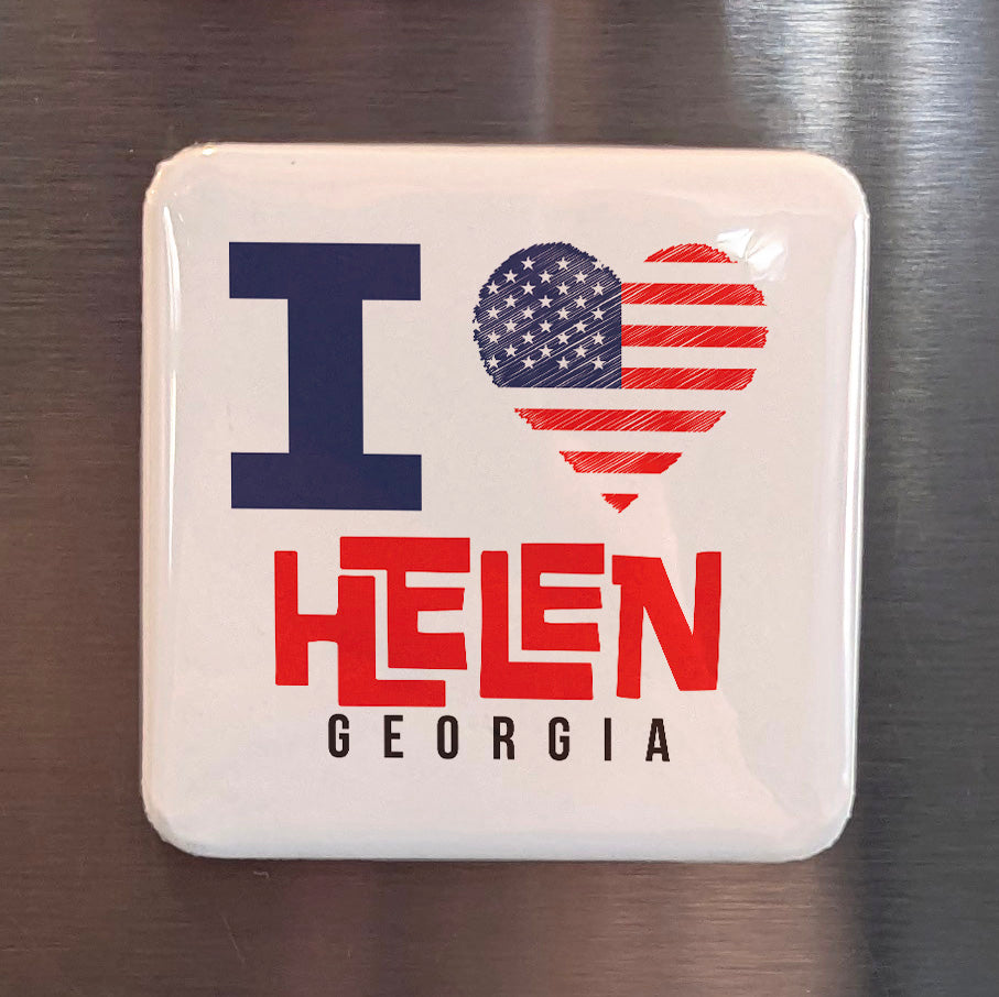 Helen Georgia Magnet | Georgia's Alpine Village | 2x2 | Made in Canada