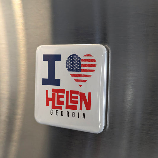 Helen Georgia Magnet | Georgia's Alpine Village | 2x2 | Made in Canada