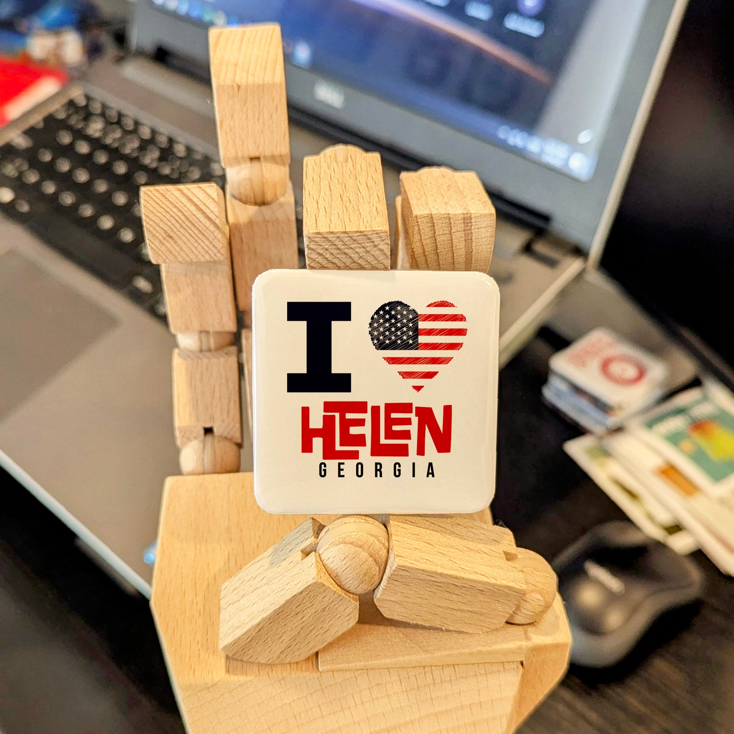 Helen Georgia Magnet | Georgia's Alpine Village | 2x2 | Made in Canada